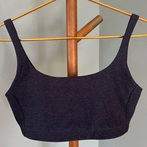 Outdoor Voices Double-Time Bra Charcoal